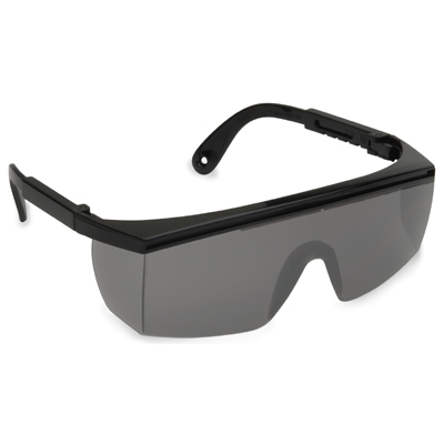 Cordova EAB20S Citation Safety Glasses: Smoke/Gray Lens Black Frame