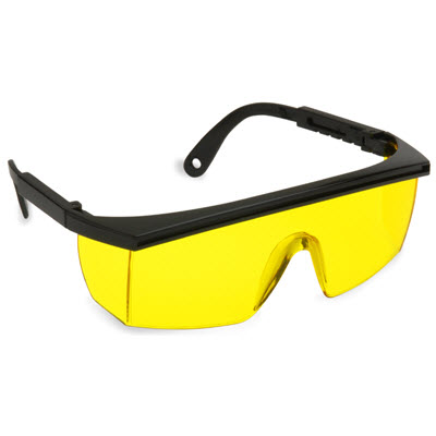 Cordova EAB30S Citation Safety Glasses: Amber Lens Black Frame