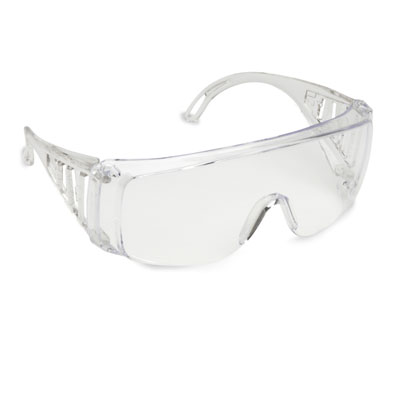 Cordova EC10S Slammer Safety Glasses: Clear Lens Clear Frame