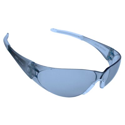 Cordova ENF15S Doberman Safety Glasses: Light Blue Lens Frosted Blue Frame