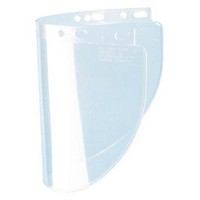 Honeywell 4178CLBP Fibre-Metal Model 4178 8\" X 16 1/2\" X .060\" Clear Propionate Molded Wide Vision Faceshield Window (Bulk Packa