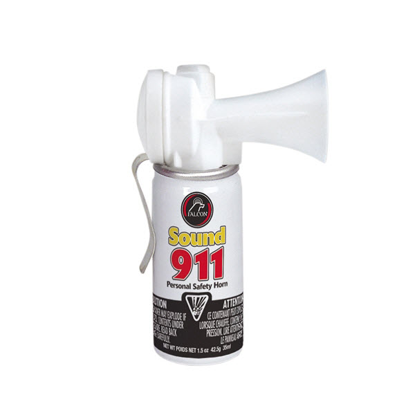 Falcon FSB1 911 1.5 Ounce Plastic Personal Safety Airhorn with Clip
