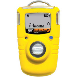 BW Technologies GA24XT-S GasAlertClip Extreme Sulfur Dioxide (SO2) Single-Gas Detector