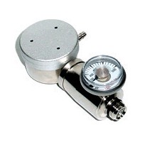 GASCO LLC 75-DFR Gasco 1,200 PSI Demand Nickel Plated Brass Regulator For 103L, 74L, 58L, 34L And 116L Aluminum Cylinders