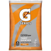 Gatorade 3968 Gatorade 51 Ounce Instant Powder Pouch Orange Electrolyte Drink - Yields 6 Gallons (14 Packets Per Case)