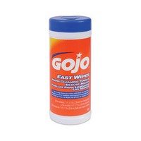 Industrial Cleaners - - Go-Jo Industries 6282-06 GOJO 25 Count Canister  FAST WIPES Hand Cleaning Towels