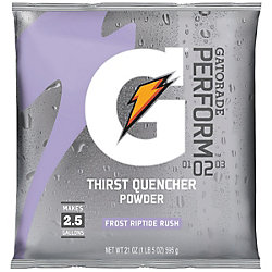 Gatorade 33673 Case of 32 21 oz. Riptide Rush 2 1/2 Gallon Yield Instant Powder Drink