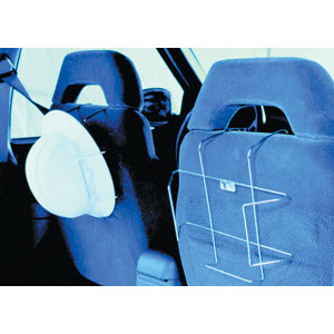SIPCO Products STR-1-SM Safe-T-Rak Vehicle Seat Mount Hardhat Rack