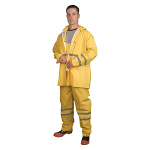 Cordova HV353Y Riptide 3-Piece Yellow Hi-Viz Rain Suit