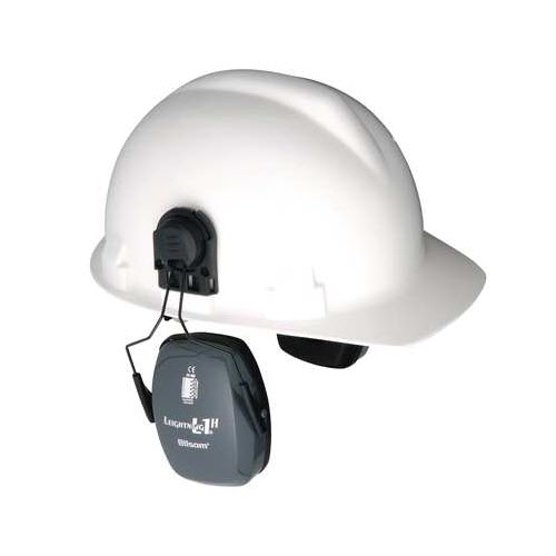 Honeywell 1011991 Howard Leight Leightning L1H Light Gray Metal Helmet Mount Noise Blocking Earmuffs