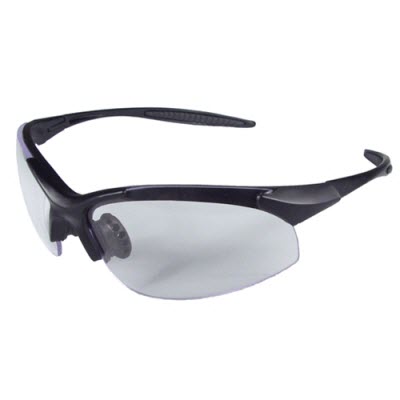 RADIANS IN1-10 Rad-Infinity Safety Glasses: Clear Lenses Black Frame