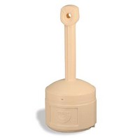 Justrite 26800B Smokers Cease-Fire Receptacle Adobe Beige