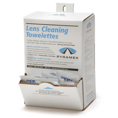 Pyramex LCT100 Spec Saver Lens Cleaning Towelettes Station