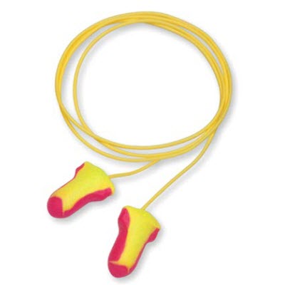 Howard Leight LL-30 Laser Lite NRR 32 Corded Disposable Single-Use Earplugs