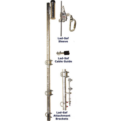 DBI Sala 6100400 LAD-SAF Flexible Cable Ladder Safety System Cable Guide