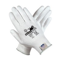 Memphis Gloves 9677XL Memphis X-Large UltraTech 13 Gauge Cut Resistant White Polyurethane Palm And Finger Coated Work Gloves Wit