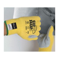 Memphis Gloves 9686M Memphis Medium Yellow Grip Sharp 7 Guage Kevlar Cut Resistant Gloves With Knit Wrists, Cotton Lining And Le