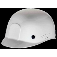 MSA (Mine Safety Appliances Co) 10033652 MSA White Polyethylene Bump Cap With Perforated Sides To Allow Cross Ventilation For Be