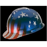 MSA (Mine Safety Appliances Co) 10052945 MSA V-Gard Freedom Series Class E Type I Hard Cap With Fas-Trac Suspension And American