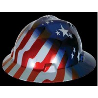 MSA (Mine Safety Appliances Co) 10071157 MSA V-Gard Freedom Series Class E Type I Hard Hat With Fas-Trac Suspension And American