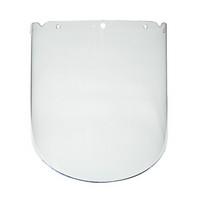 MSA (Mine Safety Appliances Co) 10115846 MSA 9.25" X 18" X 0.098" Clear Polycarbonate Elevated Temperature Visor For V-Gard Syst