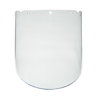 MSA (Mine Safety Appliances Co) 10115855 MSA 8\" X 17\" X 0.098\" Clear Proprionate Chemical Splash Visor For V-Gard System Frames