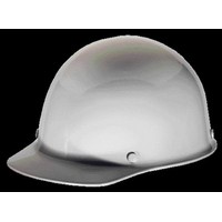 MSA (Mine Safety Appliances Co) 454618 MSA White Skullgard Class G Type I Hard Cap With Staz-On Suspension