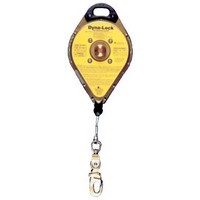 MSA (Mine Safety Appliances Co) 506202 MSA Dyna-Lock Self Retracting Lanyard With 30' Long Galvanized Steel Lifeline And HL2000