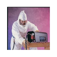 MSA (Mine Safety Appliances Co) 484769 MSA Versa-Hood System Shoulder Length Tyvek Hood w/Male Snap-Tite Connector