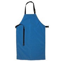 National Safety Apparel Inc A02CR24I42IC National Safety Apparel 24\" X 42\" Blue Cryogen Safety Chemical Protection Bib Apron