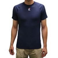 National Safety Apparel Inc C52FKSRLG National Safety Apparel Large Navy Blue 5.5 Ounce Modacrylic Blend Short Sleeve FR Control