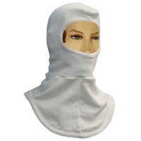 National Safety Apparel Inc H61MH National Safety Apparel One Size Fits All White 6 Ounce Double Layer Nomex Modacrylic Arc Rate