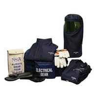 National Safety Apparel Inc KIT4SC40LG09 National Safety Apparel HRC4 ArcGuard Compliance Work Clothing Kit WIth Large Navy Blue