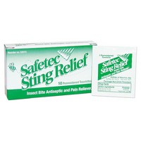Honeywell 021202ST North By Honeywell Foil Pack Safetec Sting Relief Mini-Wipes (10 Per Box)