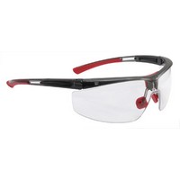 Honeywell T5900NTK North By Honeywell Adaptec Safety Glasses With Narrow Size Transluscent Black Frame And Clear 4A Anti-Fog, An