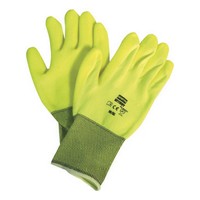 Honeywell NF11HVY/8M North Medium Hi-Viz Yellow 15 Gauge Seamless Nylon NorthFlex Neon Coated Work Glove With PVC Coated Palm
