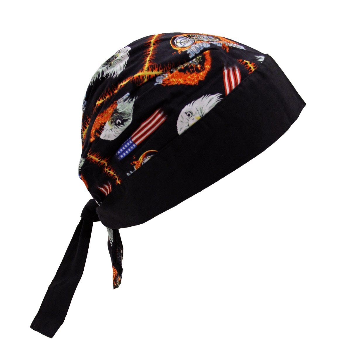 Occunomix TN5-MOT OccuNomix One Size Fits All Motorcycle Tuff Nougies Regular Tie Hat (Doo Rag)