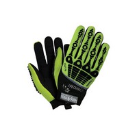 HexArmor 4026-11 HexArmor Size 11 Black And Hi-Vis Green Chrome Series Cut 5 Impact Hi-Vis SuperFabric Cut Resistant Gloves With