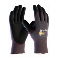 Protective Industrial Products 56-424/XXL Protective Industrial Products 2X MaxiDry By ATG Lightweight Black Nitrile Palm And Fi