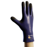 Protective Industrial Products 56-530/M Protective Industrial Products Medium Blue And Black MaxiDry Plus by ATG Nylon Nitrile P