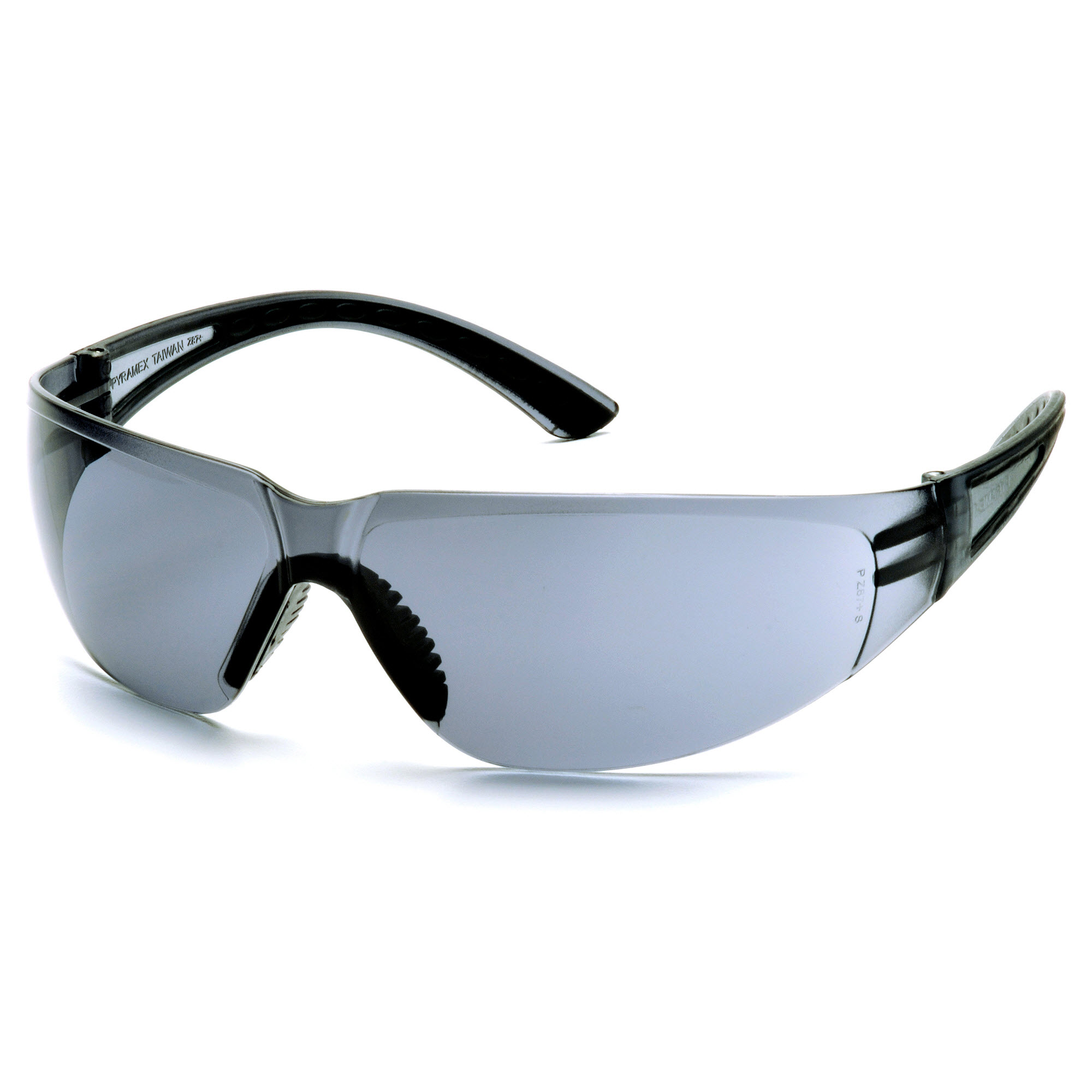 Pyramex SB3620S Cortez Safety Glasses: Gray Lens Wraparound Black Frame