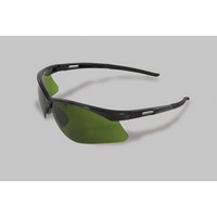 Radnor 64051525 Radnor Premier Series IR Safety Glasses With Black Frame And Green And Shade 3 Polycarbonate Lens