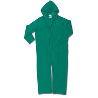 River City Rainwear Co 3881L River City Rainwear Large Green Dominator .42 mm PVC And Polyester Flame Retardant Chemcial Protect