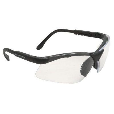 RADIANS RV0111ID Revelation Safety Glasses: Antifog Clear Lenses Black Frame