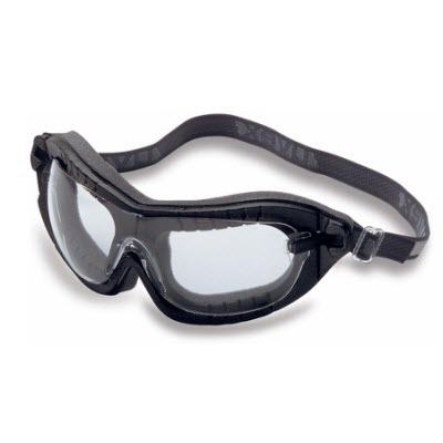 SPERIAN UVEX S1890X Clear Fury Goggles: Flame Retardant Elastic Headband
