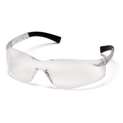 Pyramex S2510SN Mini Ztek Safety Glasses: Clear Lens Wraparound Frame