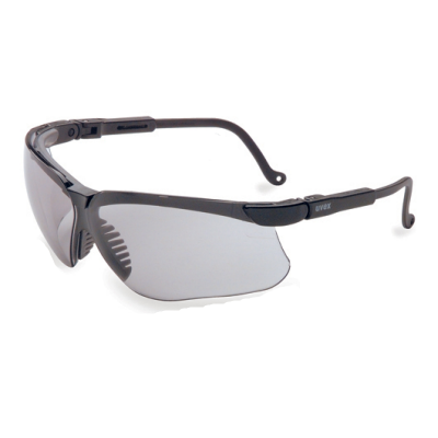 SPERIAN UVEX S3213X Genesis Safety Glasses: UVEXtreme 50% Light Gray/Smoke Black Frame