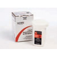 Sharps Compliance Incorporated 10101-012 Sharps 1 Quart Needle Disposal Conatiner With Sharps Recovery System (To Refill 50020-0