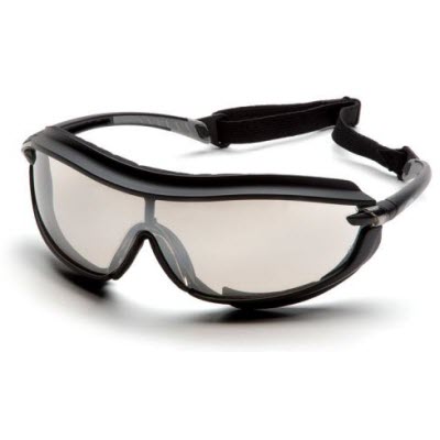Pyramex SB4680STP Indoor/Outdoor Mirror Finish XS3 Plus Goggles/Eyewear: Clip-On Retainer