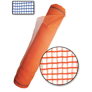 Strong Man SBN-427 48" x 150' High-Visibility Fluorescent Orange Fine Hole Vertical Debris Netting